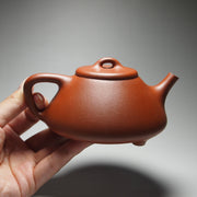 Hand-Picked Red Jiangponi Shipiao Yixing Teapot, 降坡红泥石瓢, 210ml